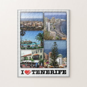 Spanien - Kanarische Inseln - Teneriffa - I Liebe  Puzzle