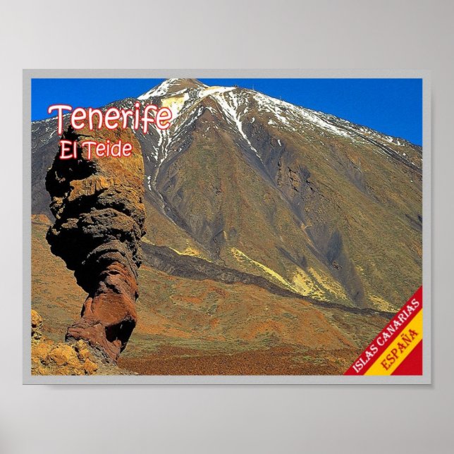 Spanien - Kanarische Inseln - Teneriffa - Poster (Vorne)