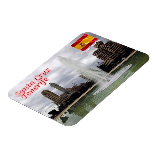 Spanien - Kanarische Inseln - Teneriffa - Santa Cr Magnet (Linke Seite)