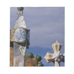Spanien, Katalonien, Barcelona. Casa Batlló (1906) Notizblock