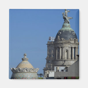 Spanien, Katalonien, Barcelona. Dach von Barcelona Magnet