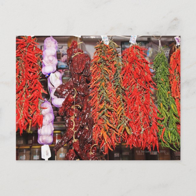 Spanien, Katalonien, Barcelona, La Boqueria Market Postkarte (Vorderseite)