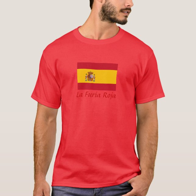 Spanien "La Furia Roja" T-Shirt (Vorderseite)