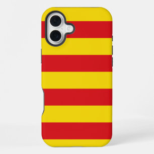 Spanien: La Senyera Katalonien-Flagge iPhone 16 Plus Hülle