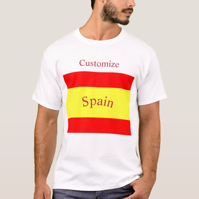 Spanien Landesflagge Thunder_Cove T-Shirt (Vorderseite)