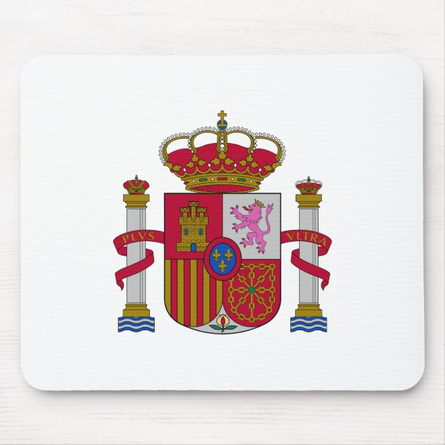 Spanien Landeswappen Symbol Emblem Flagge Mousepad (Vorne)