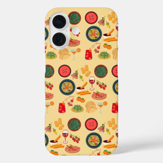 Spanien - Lebensmittel Case-Mate iPhone Hülle (Rückseite)