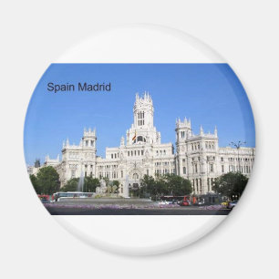 Spanien, Madrid City Hall Plaza de Cibeles (St.K. Magnet