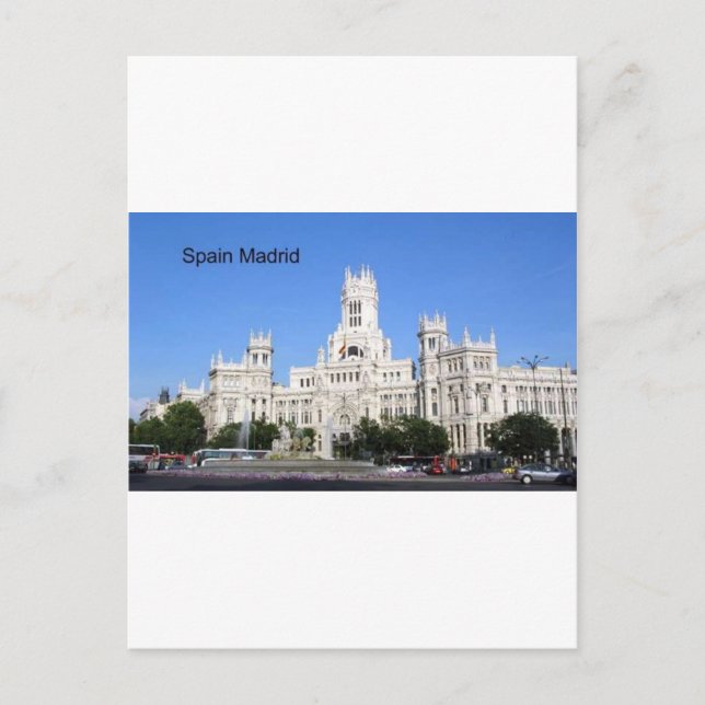 Spanien, Madrid City Hall Plaza de Cibeles (St.K. Postkarte (Vorderseite)