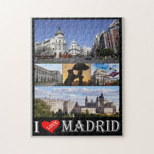 Spanien - Madrid - I Liebe - Puzzle