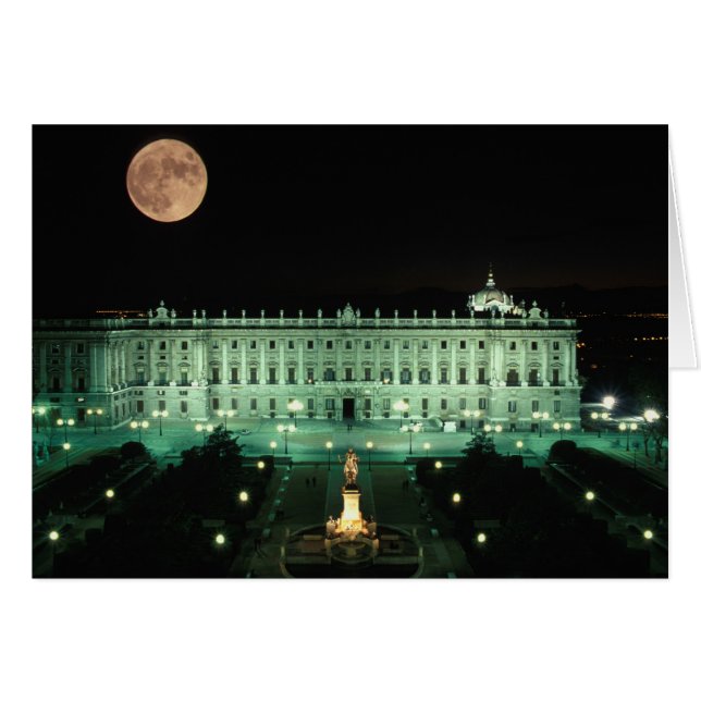 Spanien, Madrid, Königlicher Palast und Plaza de E (Vorderseite (Horizontal))