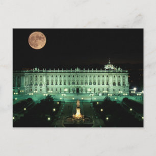 Spanien, Madrid, Königspalast und Plaza de Postkarte