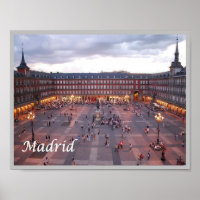 Spanien - Madrid - Platz der Bürgermeister -