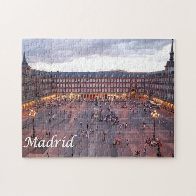 Spanien - Madrid - Platz der Bürgermeister - Puzzle (Horizontal)