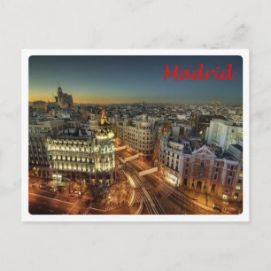 Spanien - Madrid - Stadt - Postkarte