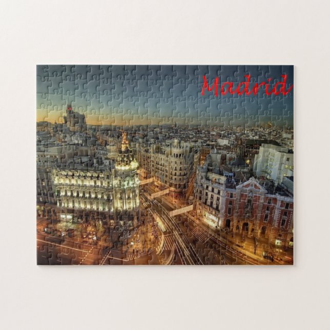 Spanien - Madrid - Stadt - Puzzle (Horizontal)