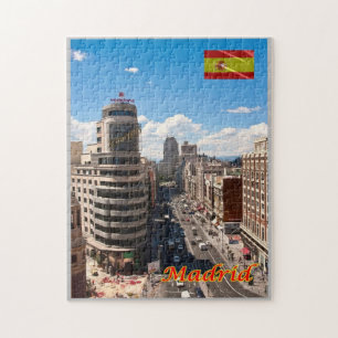 Spanien - Madrid - Stadtzentrum Avenu - Puzzle