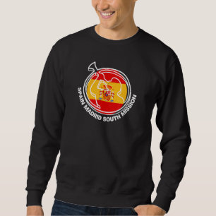 Spanien Madrid Süd LDS Mission Proud Mormon Missio Sweatshirt