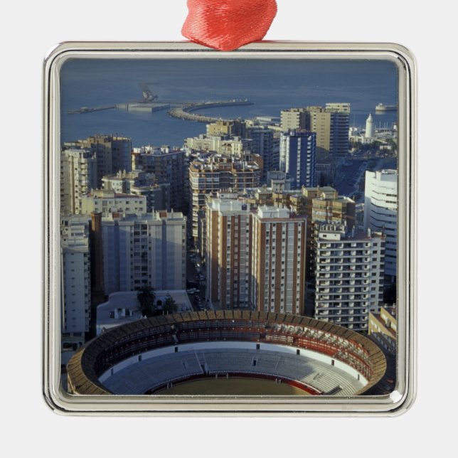 Spanien, Malaga, Andalusien Blick auf den Plaza de Silbernes Ornament (Vorne)