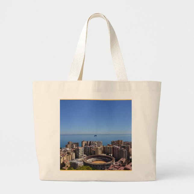 SPANIEN: Malagas Plaza de Toros Leinwand Tasche (Vorne)