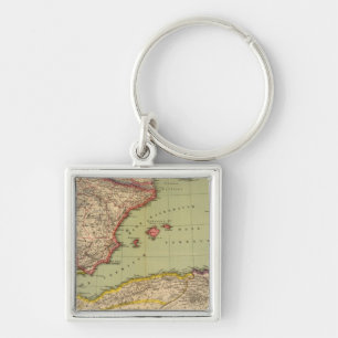 Spanien, Mauretanien und Afrika Schlüsselanhänger