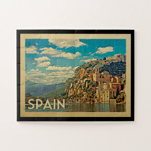 Spanien Miravet Vintage Reise Puzzle