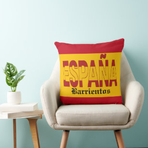 SPANIEN Monogramm - SEHEN SIE ZURÜCK! Dekokissen