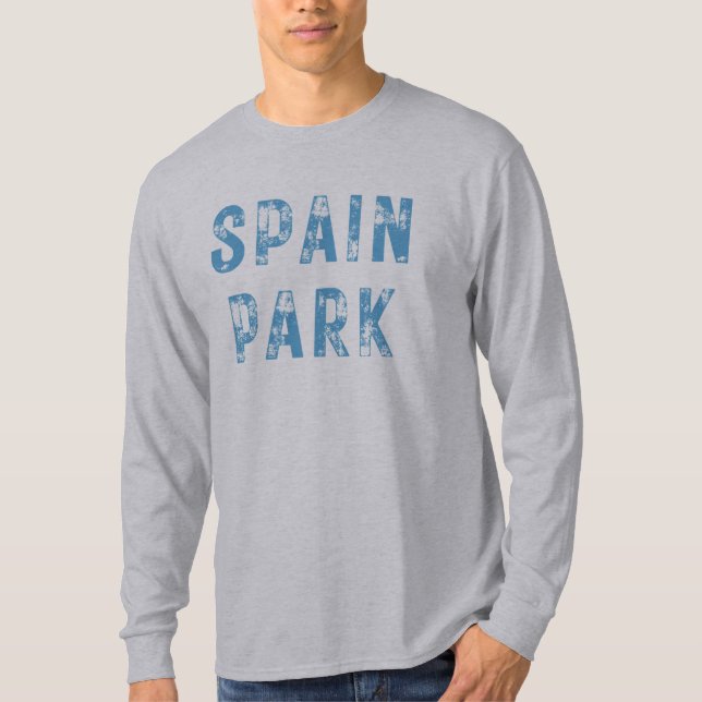 Spanien Park Jaguars gestempeltes Design drei Shir T-Shirt (Vorderseite)