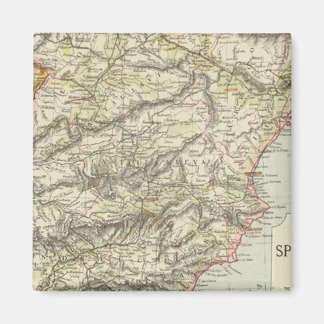Spanien, Portugal 5 Magnet (Vorne)