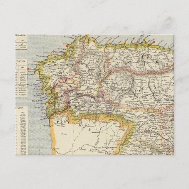 Spanien, Portugal 7 Postkarte (Vorderseite)