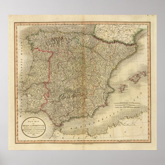 Spanien, Portugal 8 Poster (Vorne)