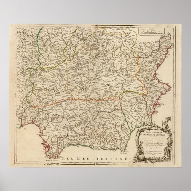 Spanien Poster (Vorne)