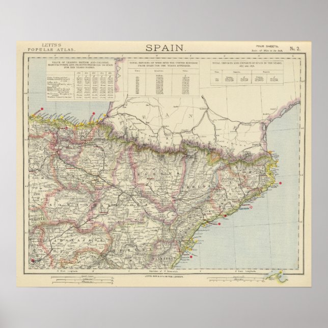 Spanien Poster (Vorne)