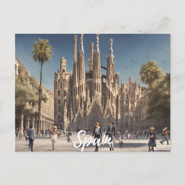 Spanien Postkarte (Vorderseite)