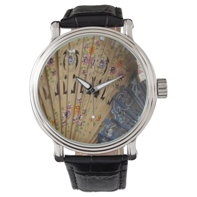 Spanien, Provinz Cadiz, Sevilla. Historischer Sant Armbanduhr (Vorderseite)