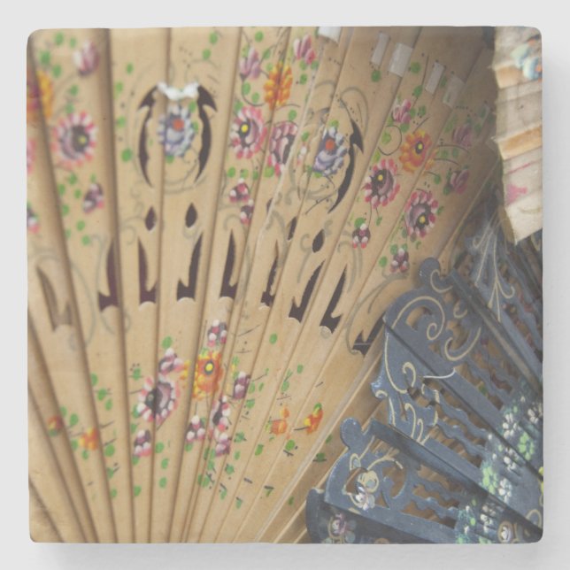 Spanien, Provinz Cadiz, Sevilla. Historischer Sant Steinuntersetzer (Vorderseite)