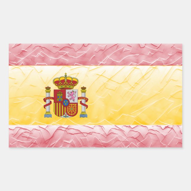 Spanien Rechteckiger Aufkleber (Vorderseite)