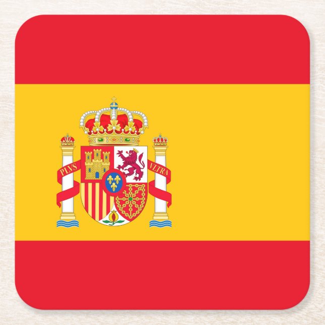 Spanien Rechteckiger Pappuntersetzer (Vorderseite)