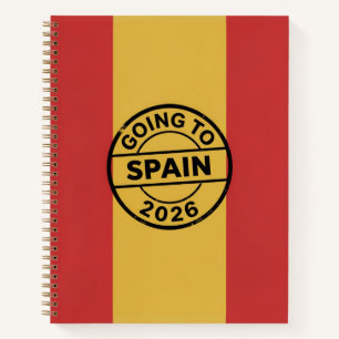 Spanien Reise 2026 Notizbuch
