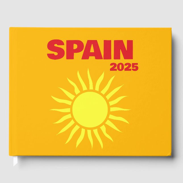 Spanien Reise Couchtischbuch Gästebuch (Vorderseite)