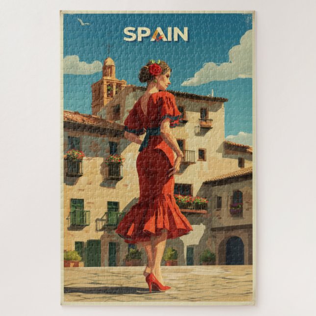 Spanien Reisen Puzzle (Vertikal)