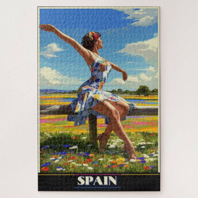 Spanien Reisen Puzzle (Vertikal)