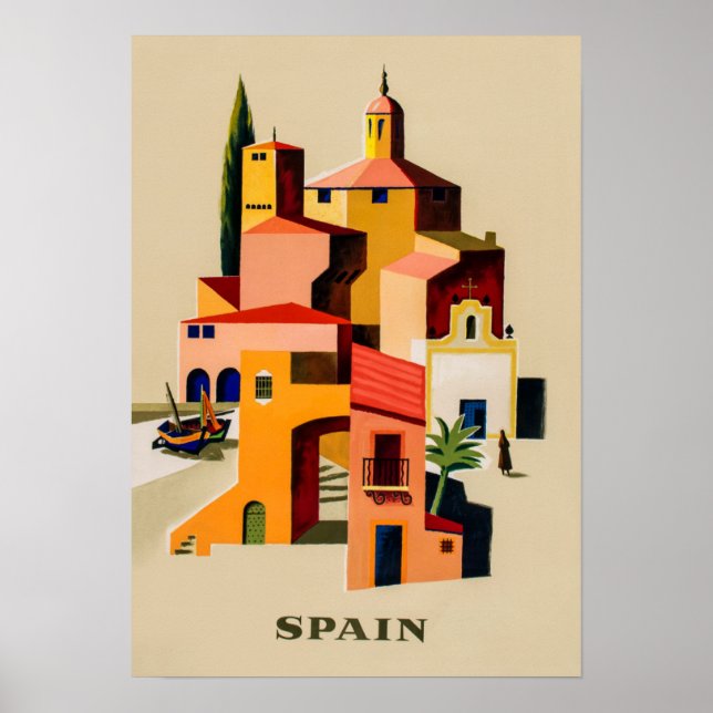 Spanien Reiseplakat Poster (Vorne)
