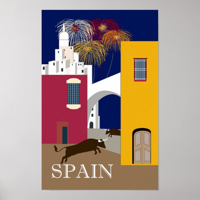 Spanien Reiseplakat Poster (Vorne)