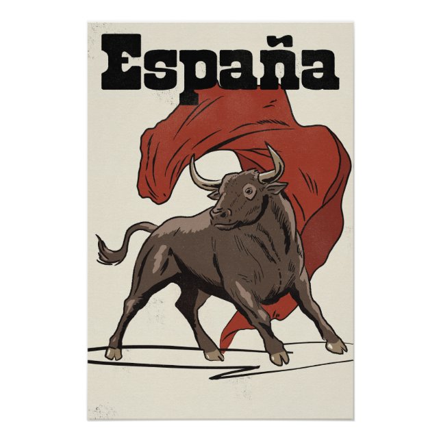 Spanien Reiseplakat Poster (Vorderseite)