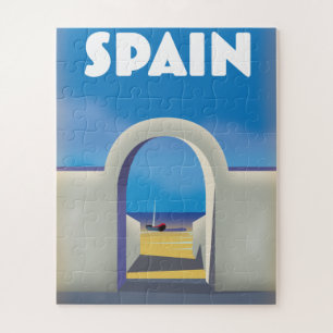 Spanien Retro Vacation art Puzzle