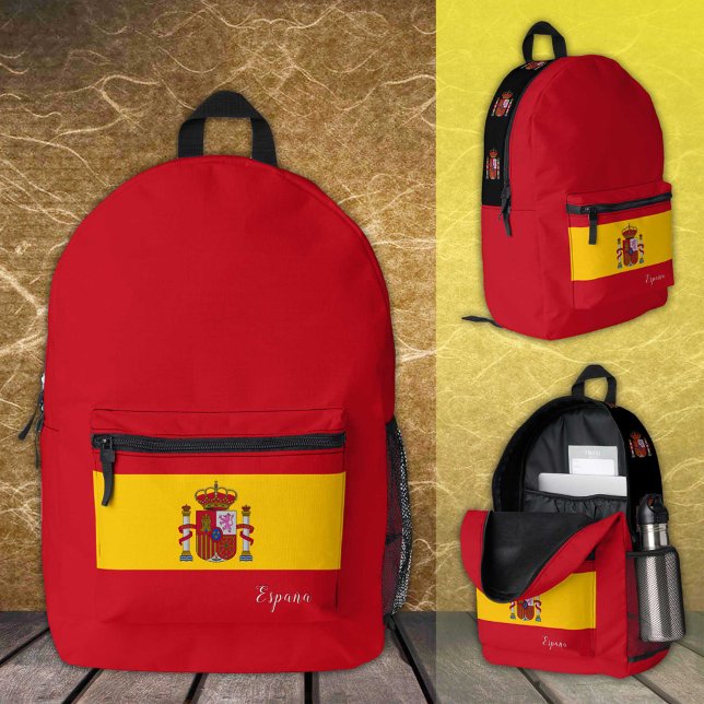 Spanien, Rucksack, spanische Flagge, Emblem / Espa Bedruckter Rucksack (Von Creator hochgeladen)