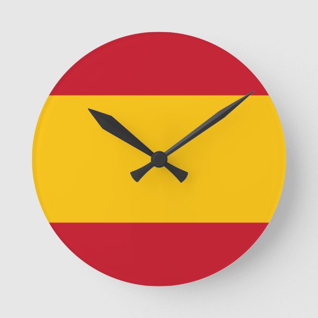 Spanien Runde Wanduhr (Vorderseite)