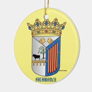 Spanien- - Salamanca-Weihnachtsverzierung Keramikornament