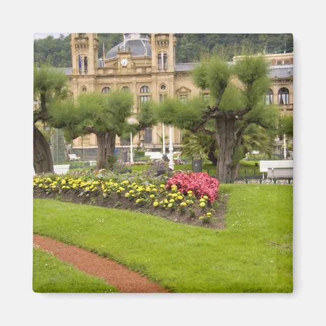 Spanien, San Sebastian. Beliebter Badeort, Magnet (Vorne)